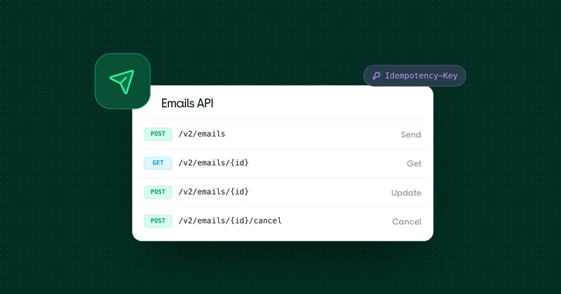 API v2 /emails Endpoints Now Available