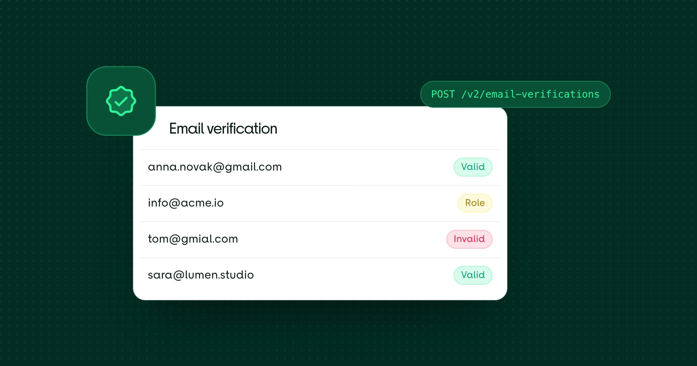 Email Verification API Now Available