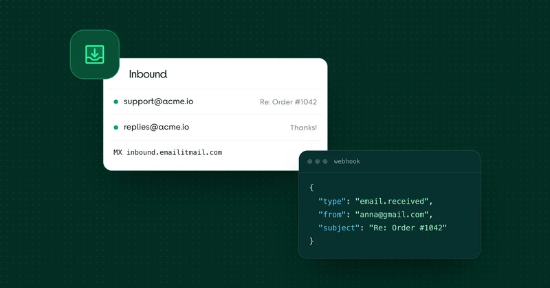Inbound Emails Are Here