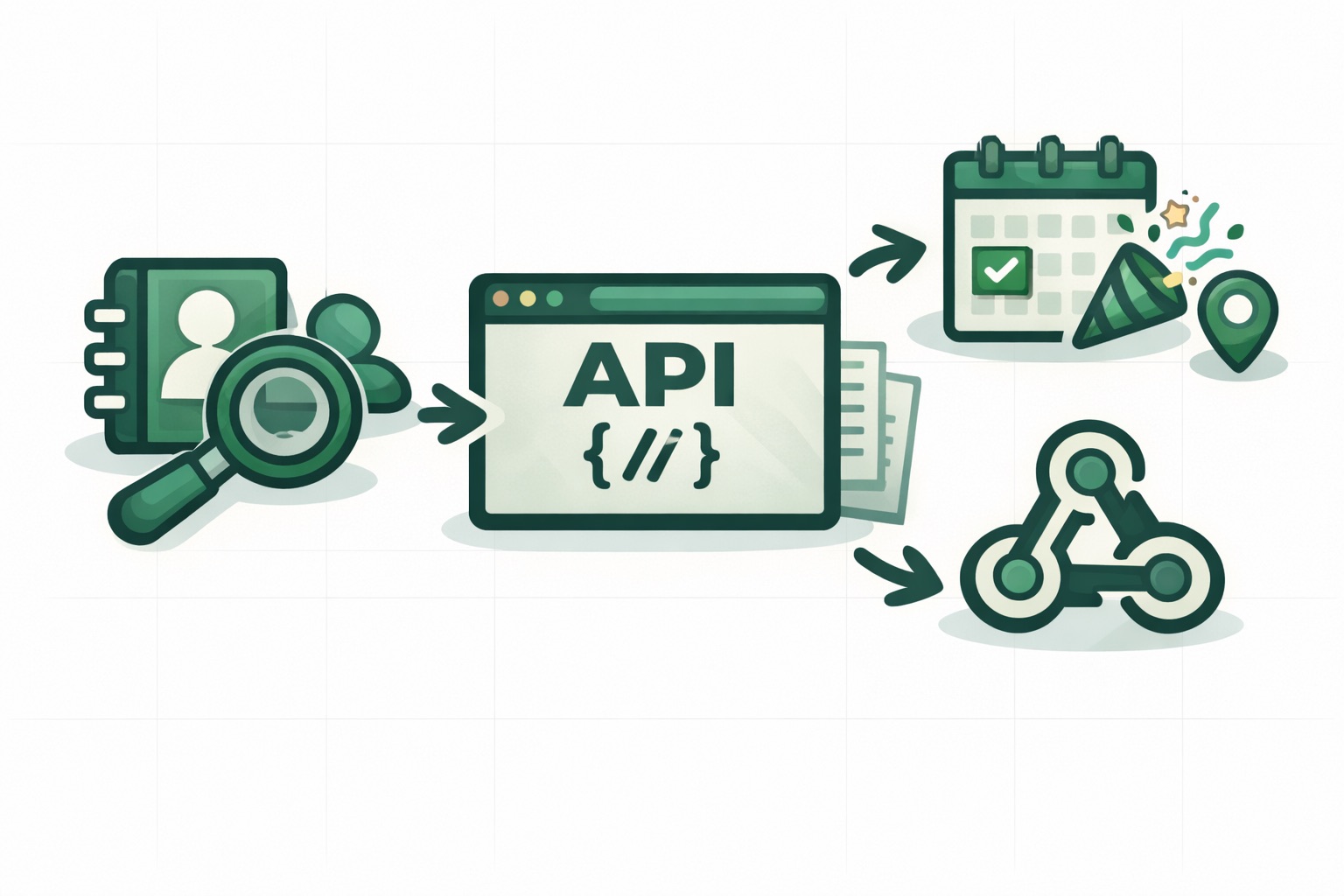 New API Endpoints: Contacts, Events & Webhooks